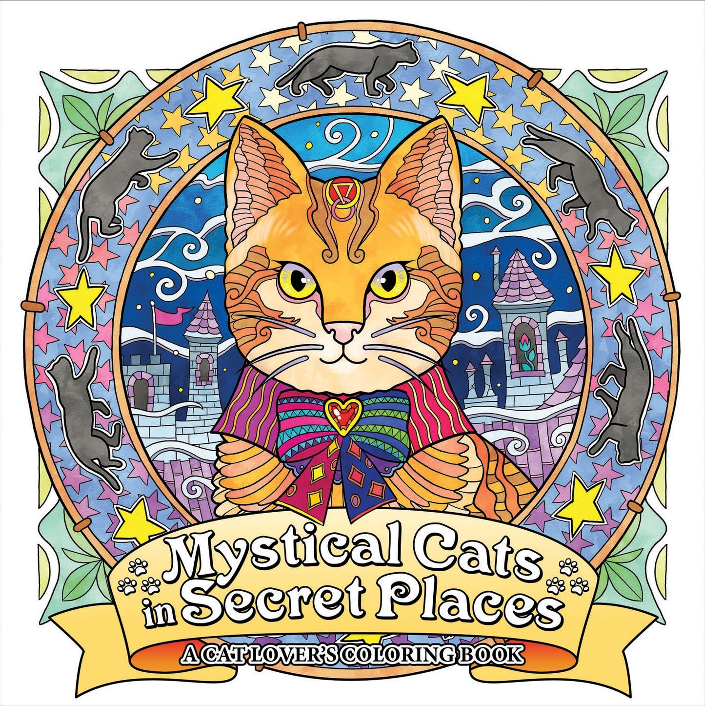 Mystical Cats in Secret Places : A Cat Lover's Coloring Book - Manga Warehouse