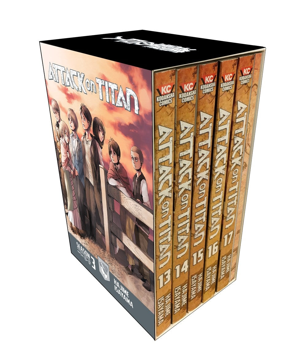 Attack on Titan Season 3 Part 1 Manga Box Set - Manga Warehouse