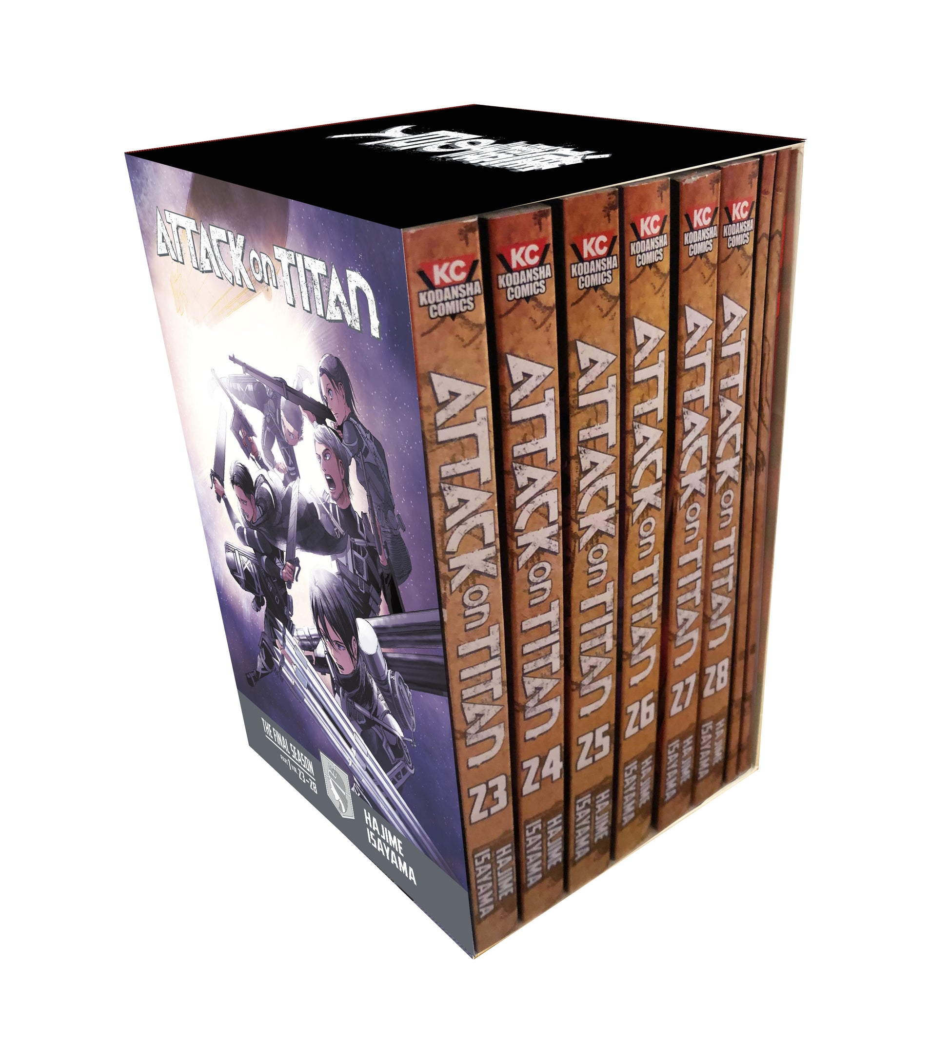 Attack on Titan The Final Season Part 1 Manga Box Set - Manga Warehouse