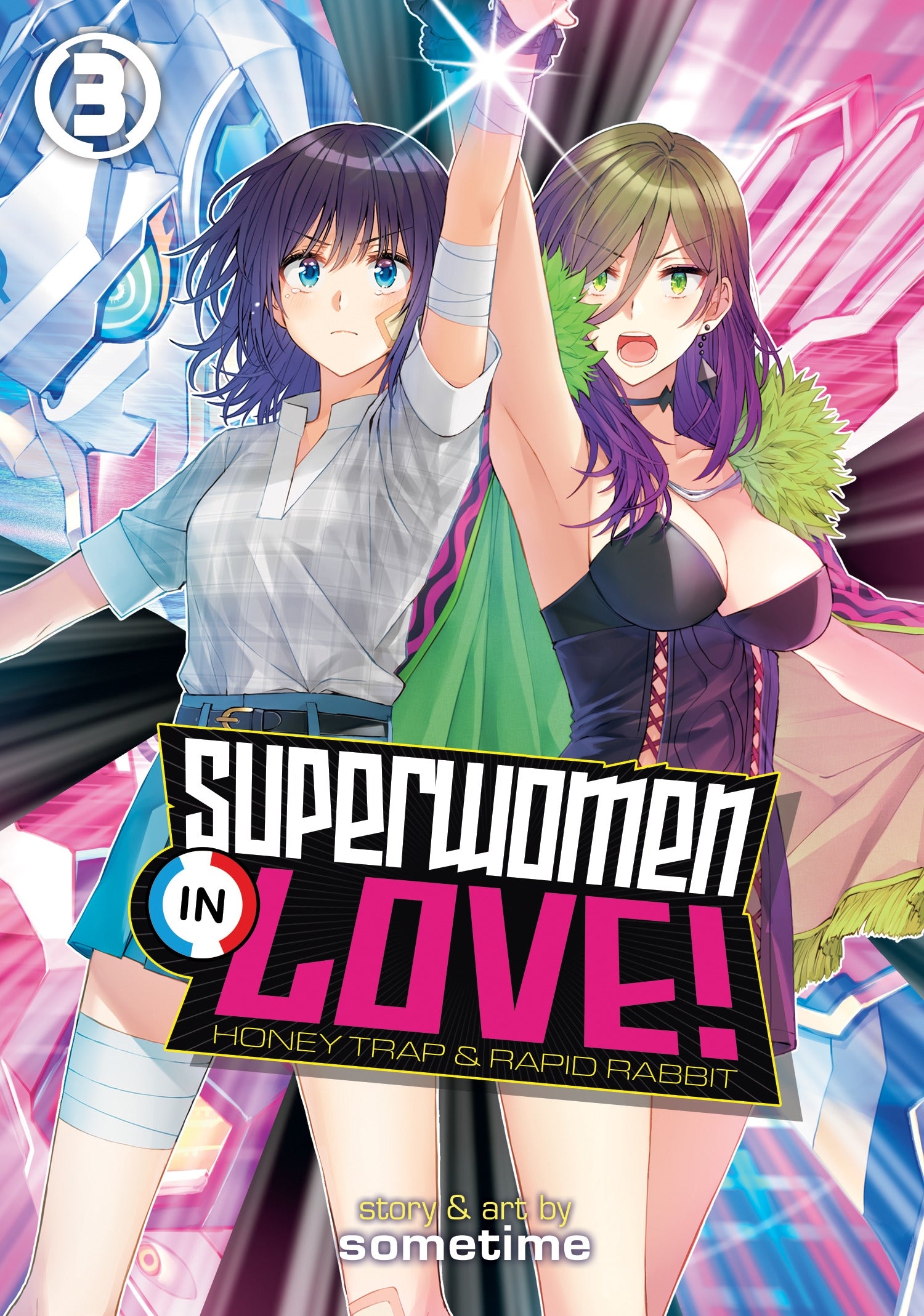 Superwomen in Love! Honey Trap and Rapid Rabbit Vol. 3 - Manga Warehouse